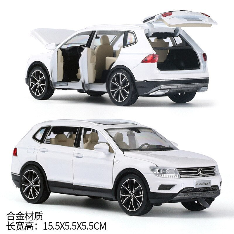 Diecast 1/18 Scale TIGUAN 2013 SUV Off-road Vehicle Alloy Car