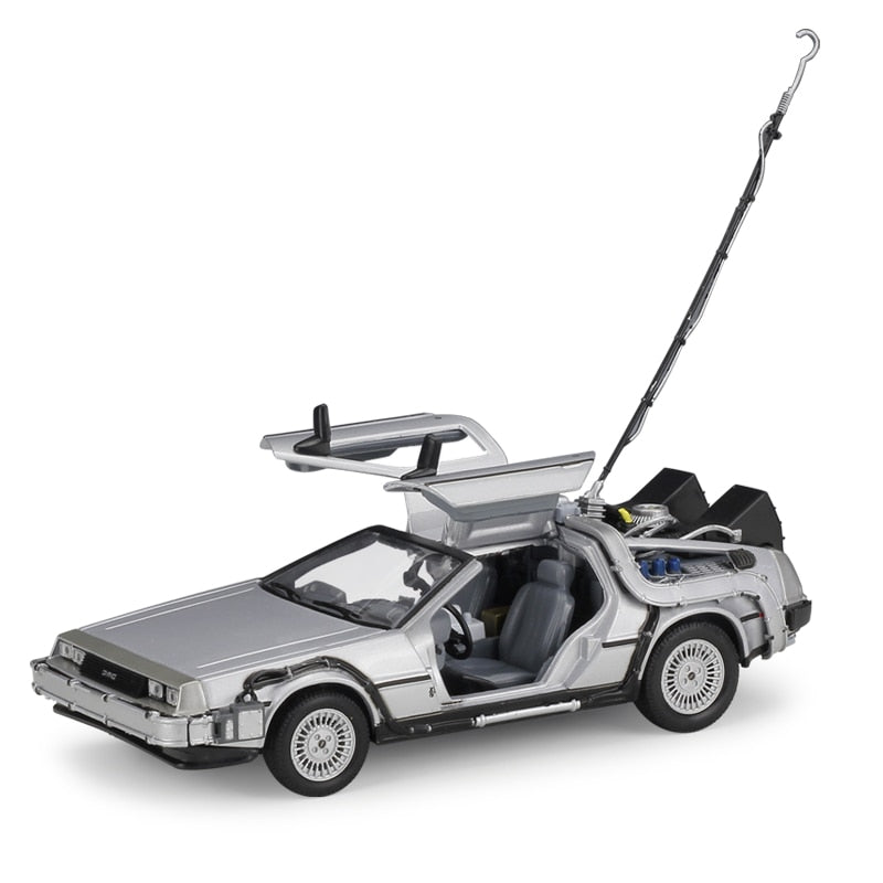 1:24 DMC-12 DeLorean Time Machine Back to the Future Car Static Die Cast