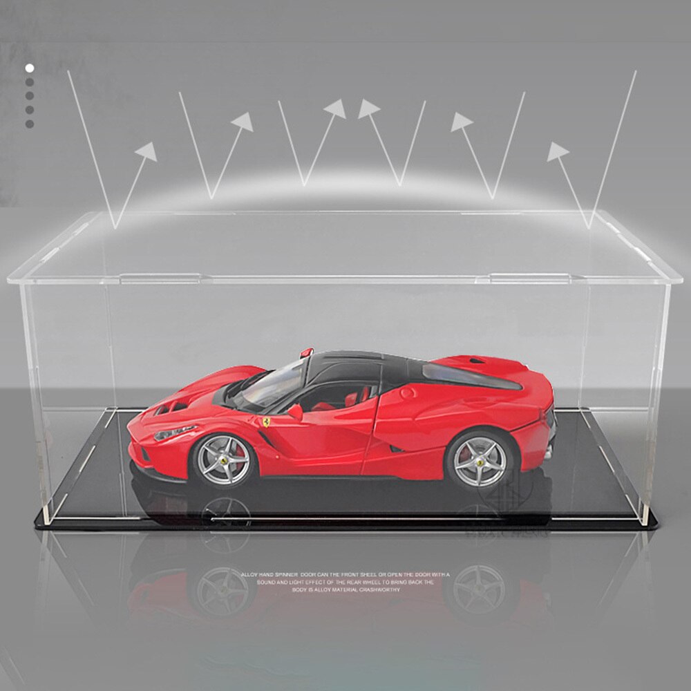 1/18 1/24 1/32 Transparent Acrylic Car Model Display Box Dust Cover Box Storage