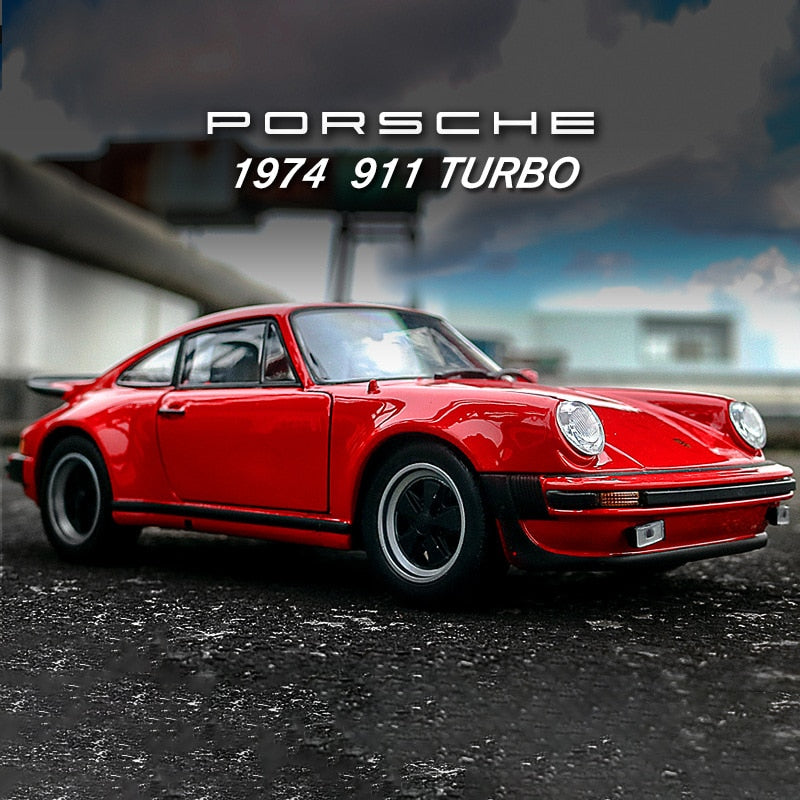 1:24 Porsche 911 Turbo 3.0 1974 Car Model Die Cast