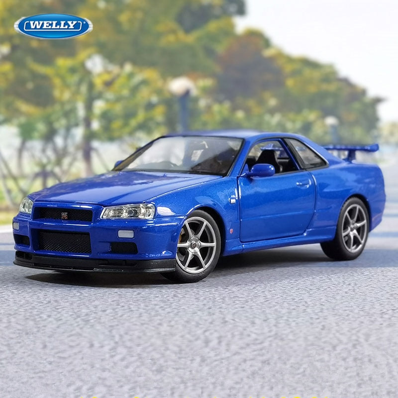 1:24 Nissan Skyline GTR R34 Die Cast