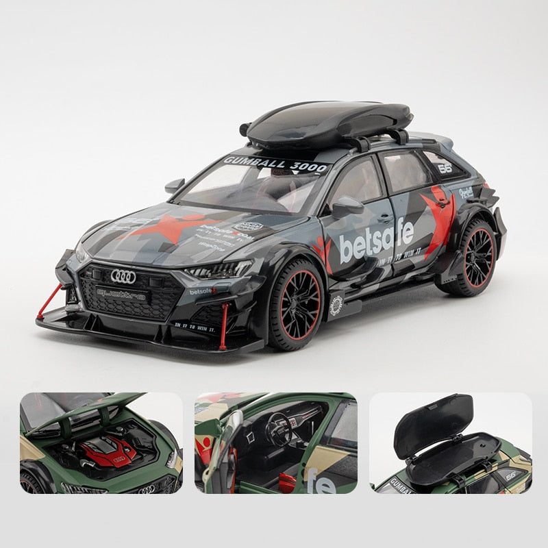 1:24 Audi RS6 DTM Modified Vehicle Die Cast