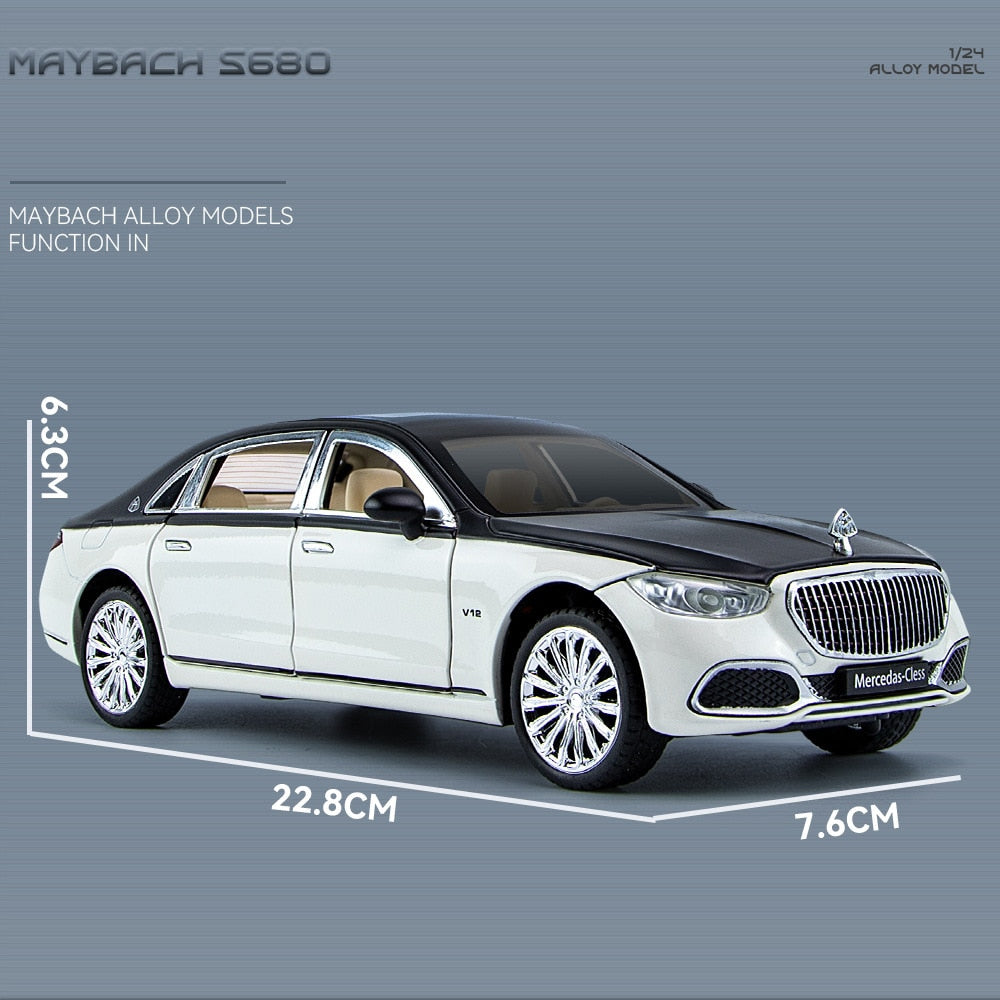 1:24 Simulation Die Cast Mercedes-Benz Maybach S680