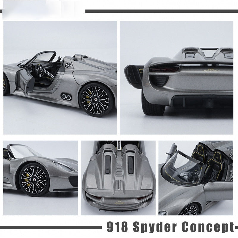 1:24 Porsche 918 Spyder Supercar Die Cast