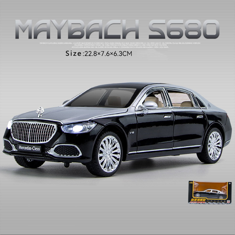 1:24 Simulation Die Cast Mercedes-Benz Maybach S680