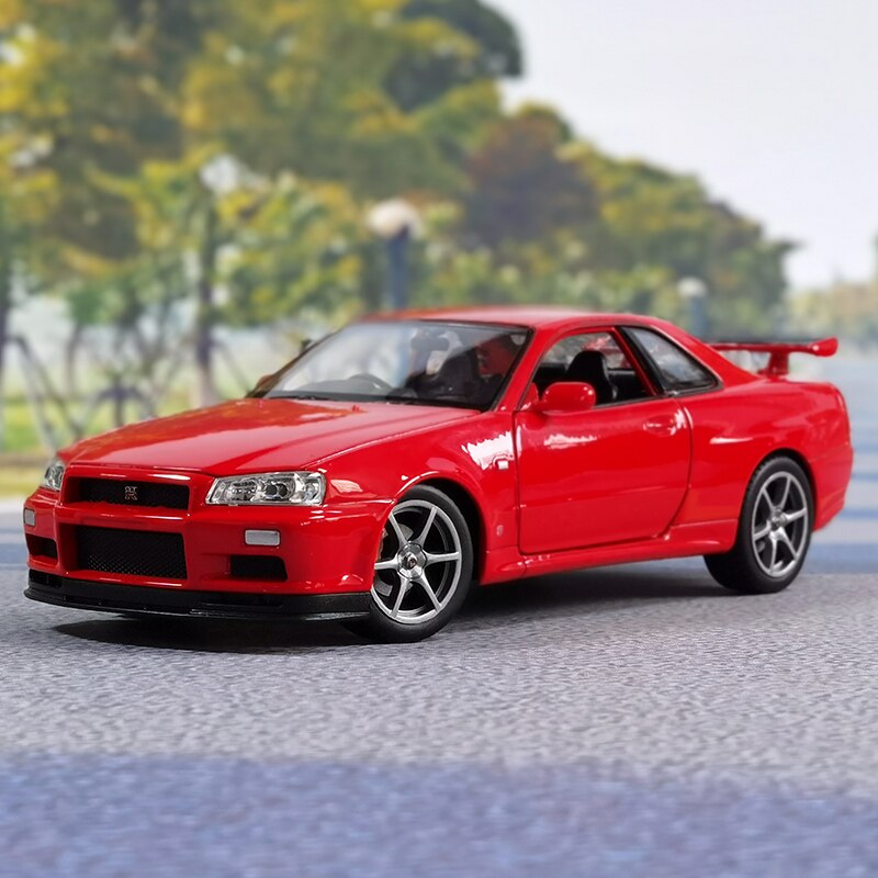 1:24 Nissan Skyline GTR R34 Die Cast