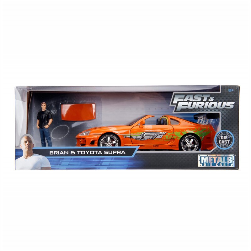 1:24 Fast and Furious 1995 Mazda RX-7, 1995 Toyota, 1970 Dodge Charger R/T Die Cast