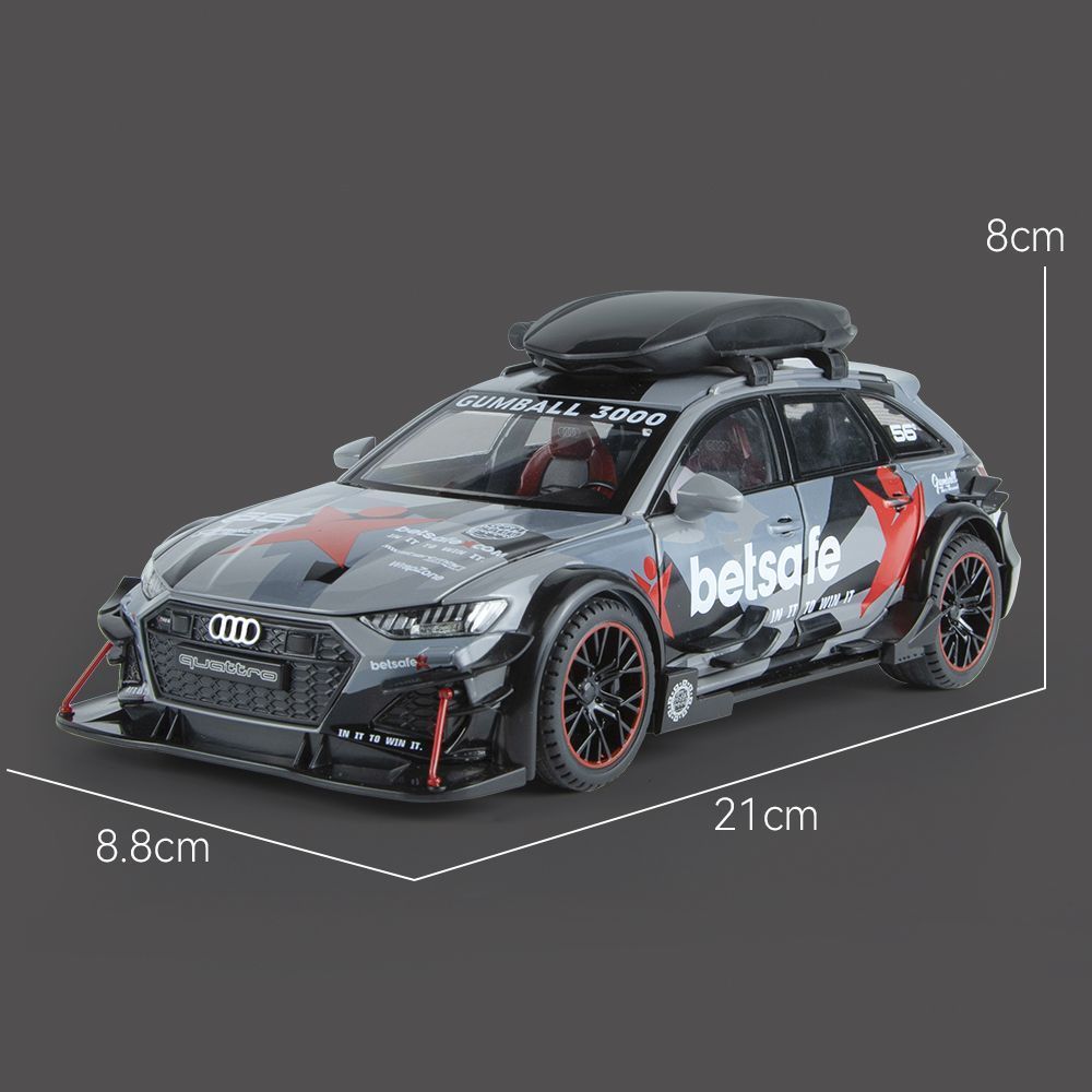 1:24 Audi RS6 DTM Modified Vehicle Die Cast