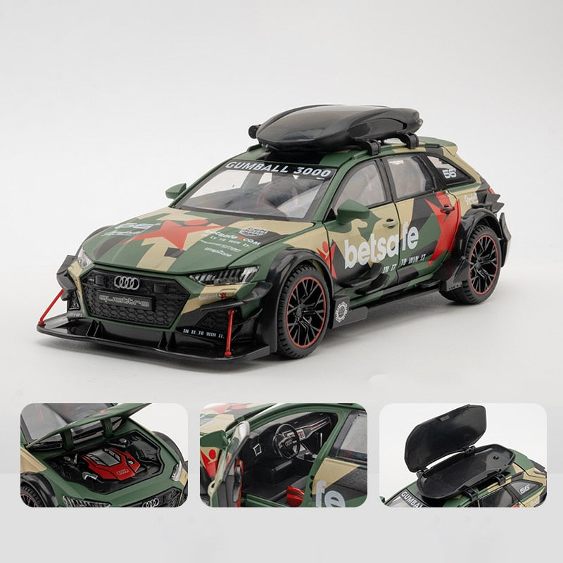 1:24 Audi RS6 DTM Modified Vehicle Die Cast