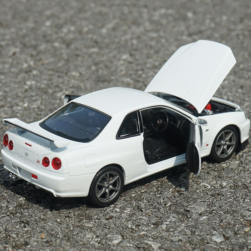 1:24 Nissan Skyline GTR R34 Die Cast