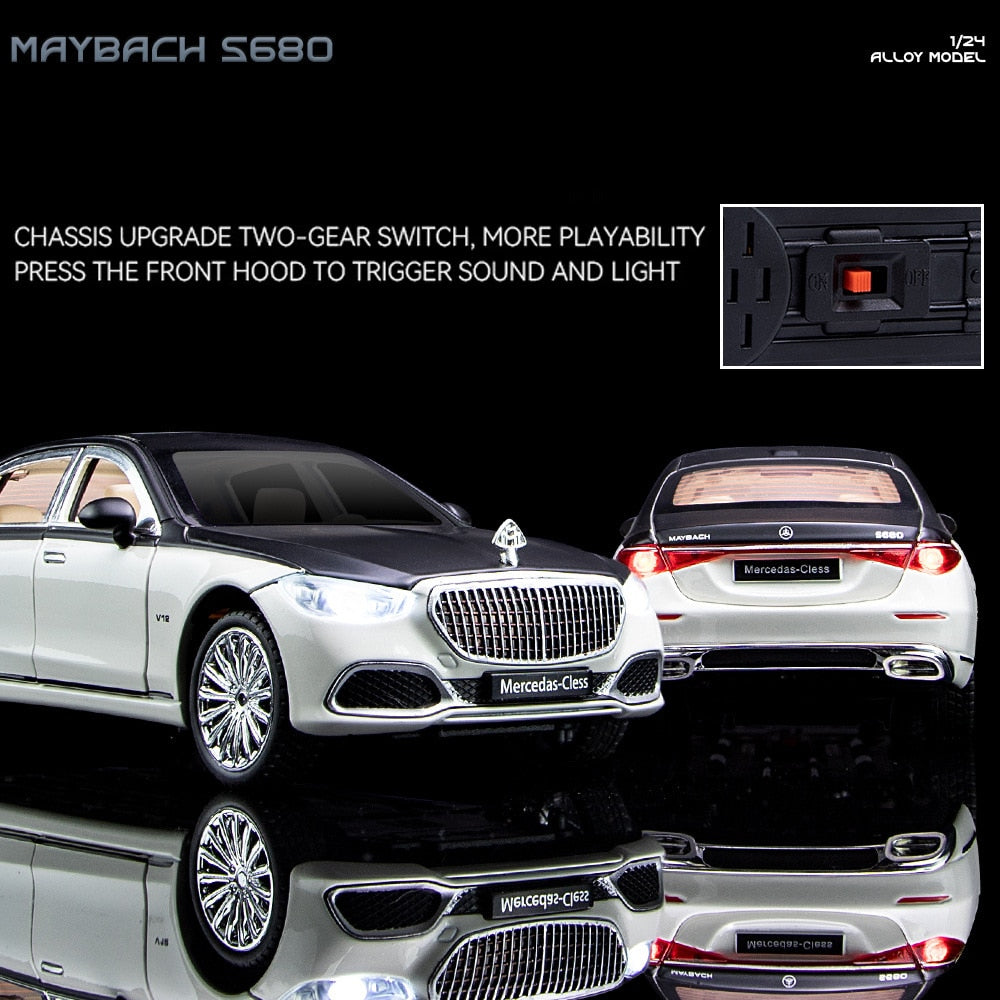 1:24 Simulation Die Cast Mercedes-Benz Maybach S680