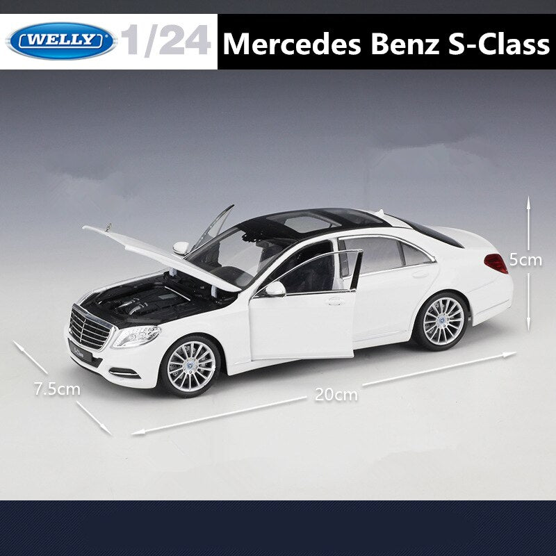 1:24 Mercedes Benz S-Class S500 Alloy Car Model Die Cast